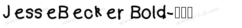 JesseBecker Bold字体转换